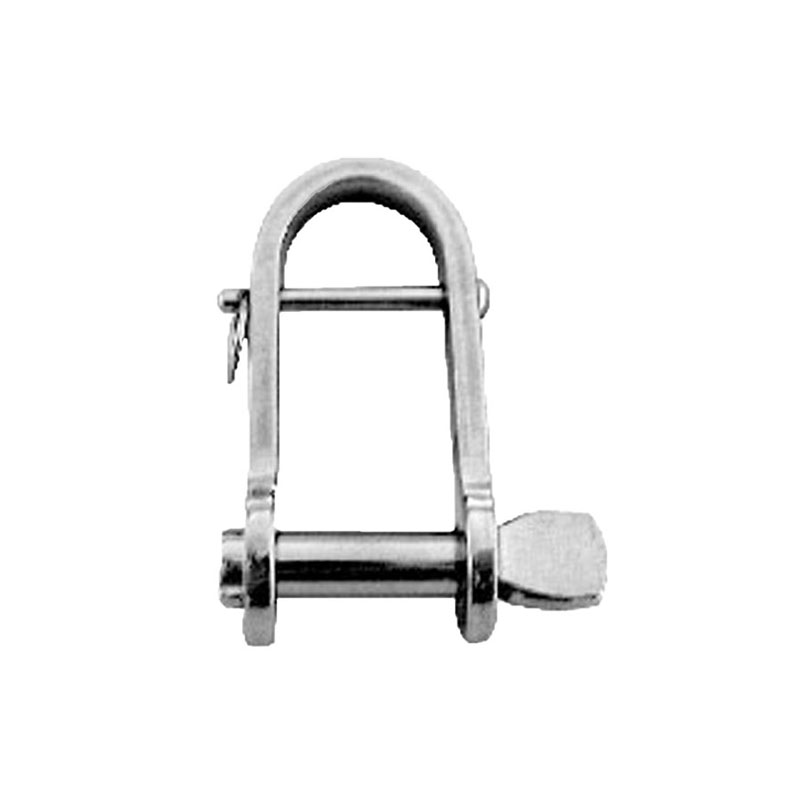 FLAT KEY PIN SHACKLE WITH BAR Stainless Steel