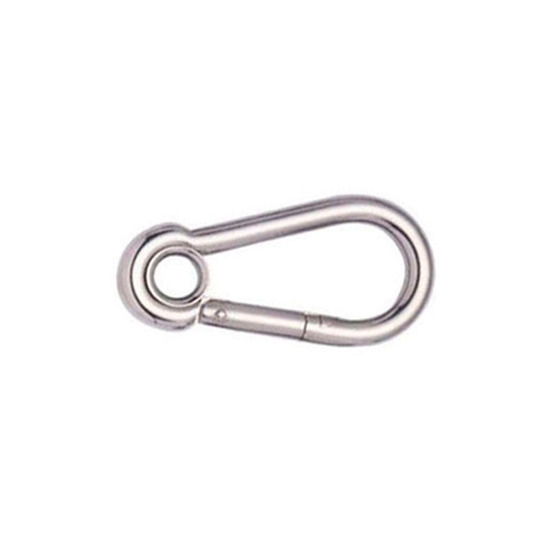 SNAP HOOK WITH EYELET STAINLESS STEEL
